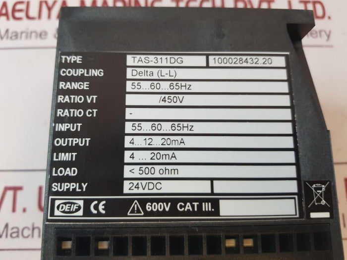 Deif Tas-311Dg Control Panel Signal Transmitter