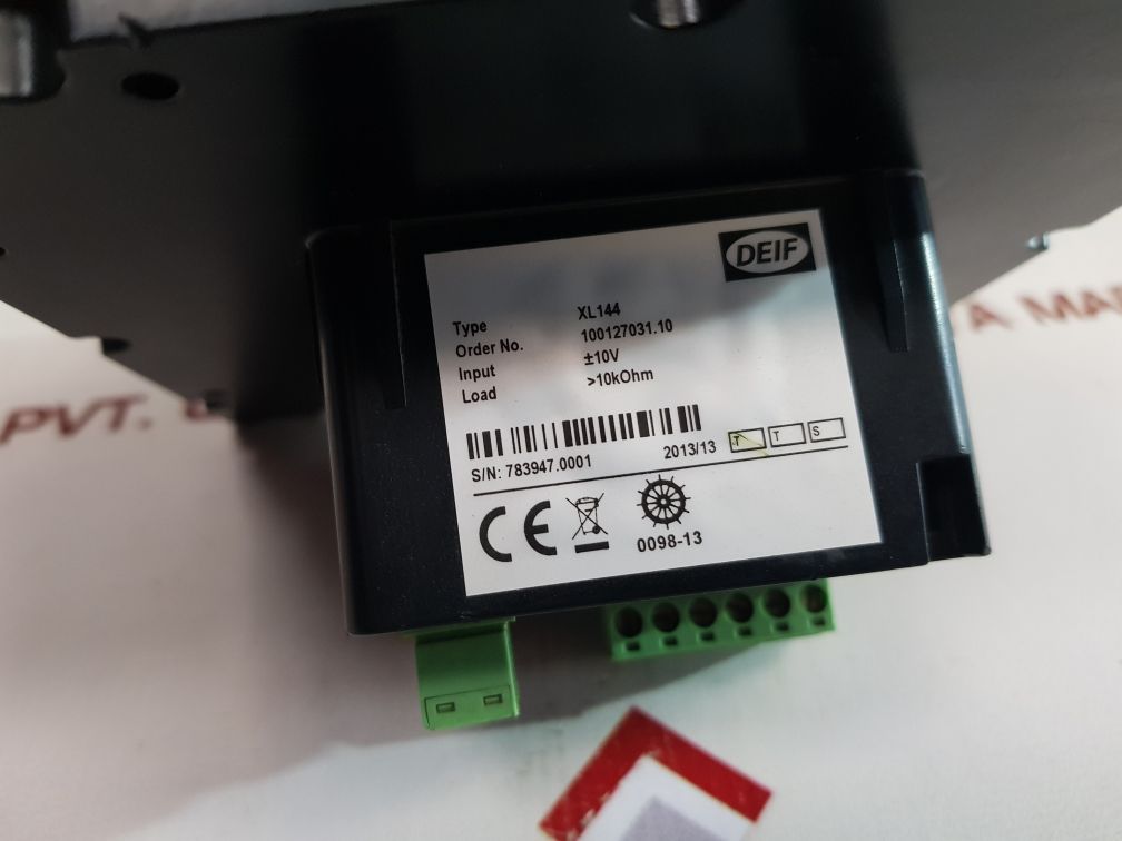Deif Xl144 Rpm Indicator