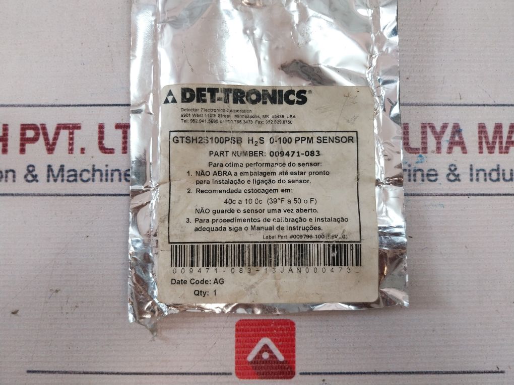 Det-tronics Gtsh2s100psb Modulo Sensor 009471-083