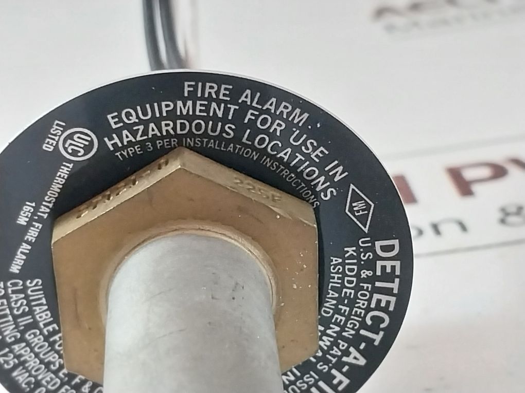 Kidde-fenwal 27121-0 Fire Heat Detector 12-e27121-000-05 Series 27100