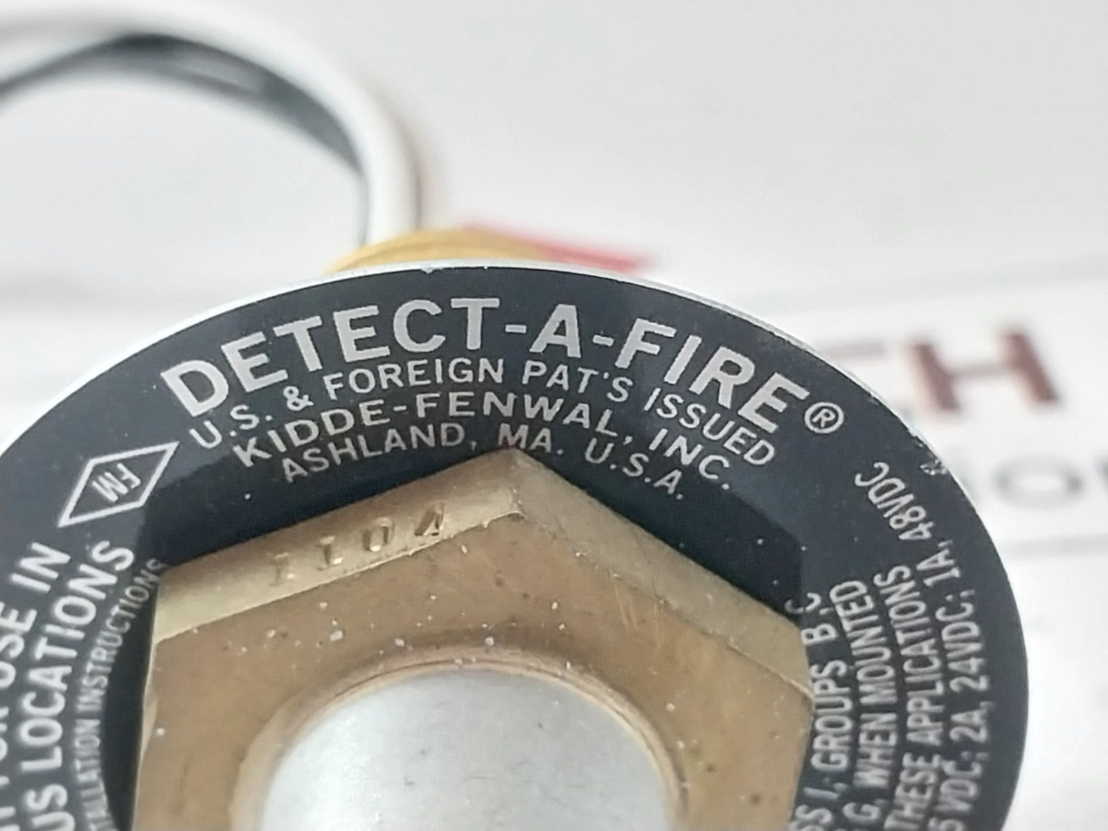 Kidde-fenwal 27121-0 Fire Heat Detector 12-e27121-000-05 Series 27100
