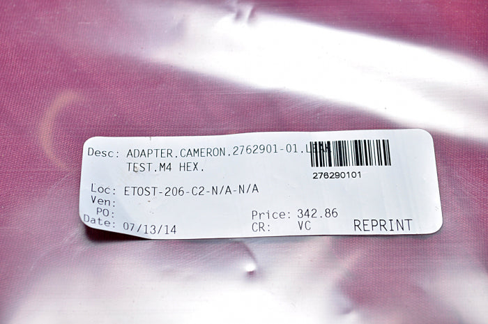 Adapter camaron 2662901-01 valve