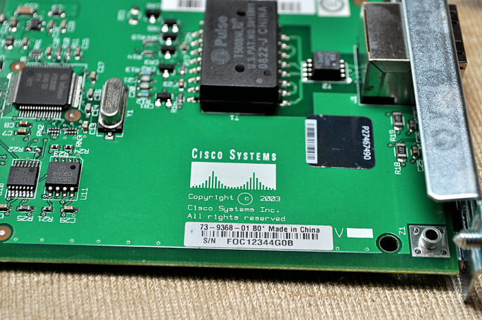 Cisco System Wic-1B-s/T-v3 V01 Isdn Bri S/T 1-port Ison Man Interface Card