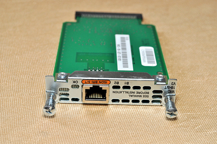Cisco System Wic-1B-s/T-v3 V01 Isdn Bri S/T 1-port Ison Man Interface Card