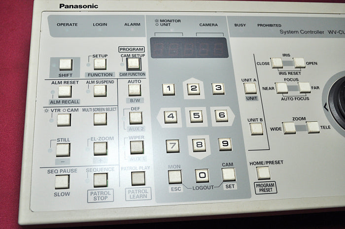 Panasonic wv-cu360cj/g systm controller