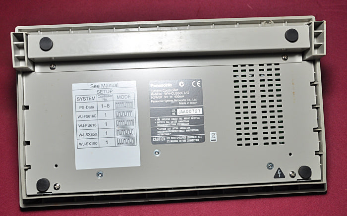 Panasonic wv-cu360cj/g systm controller