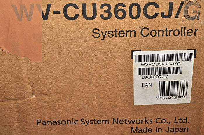 Panasonic wv-cu360cj/g systm controller