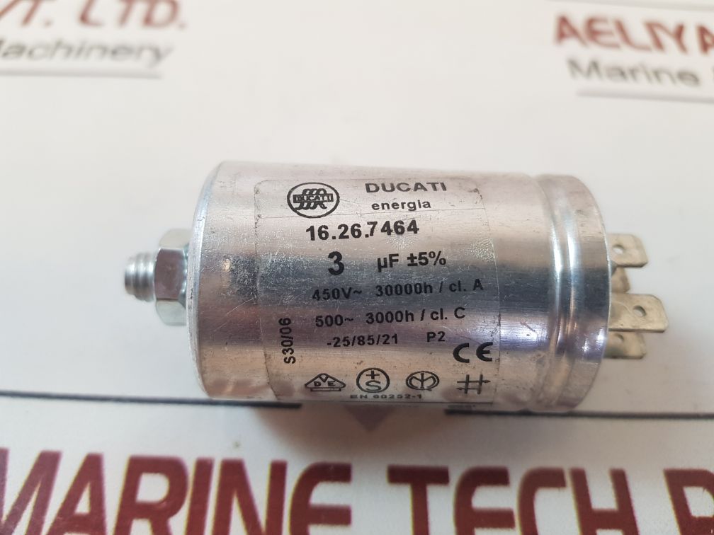 Lot of 3X Ducati energia 16.26.7464 capacitor
