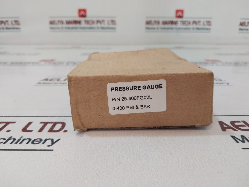 Duro United 25-400Fg02L Pressure Gauge 0-400 Psi 0-28 Bar