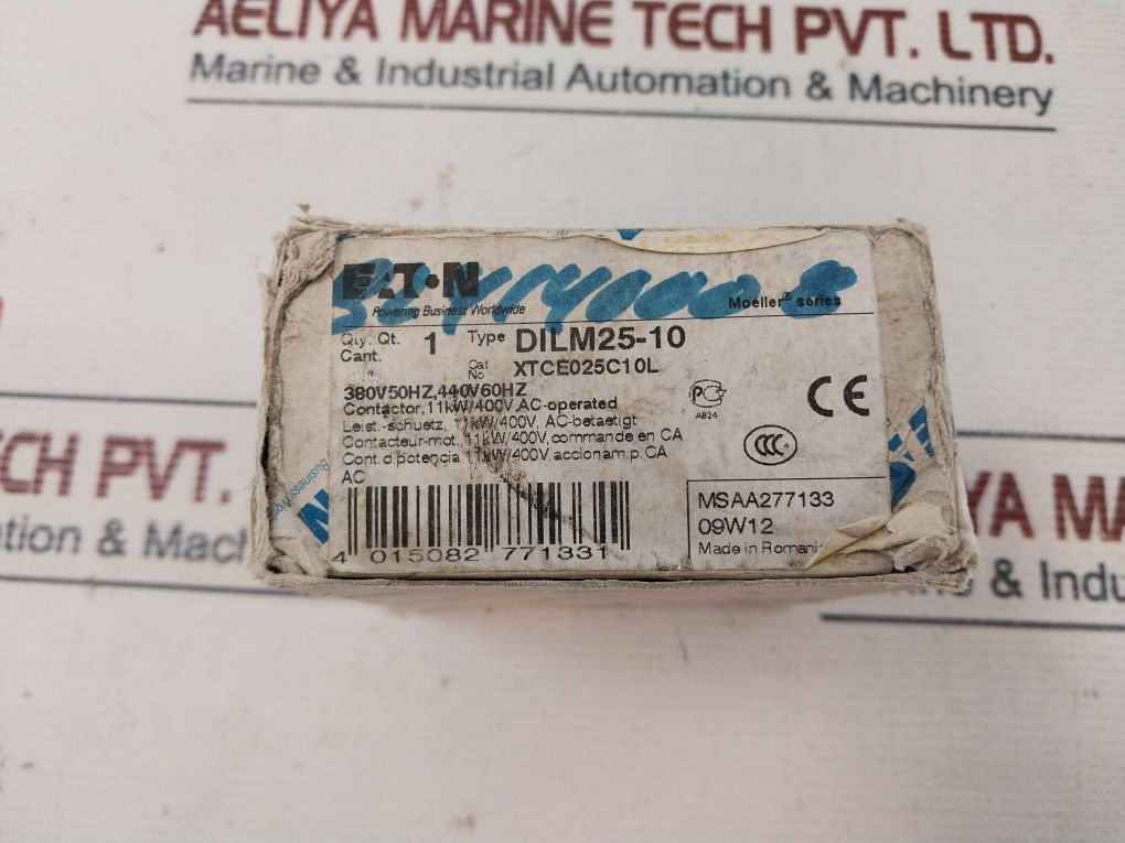 Eaton Dilm25-10 Contactor Moeller Series 3 Pole Break 250v Dc