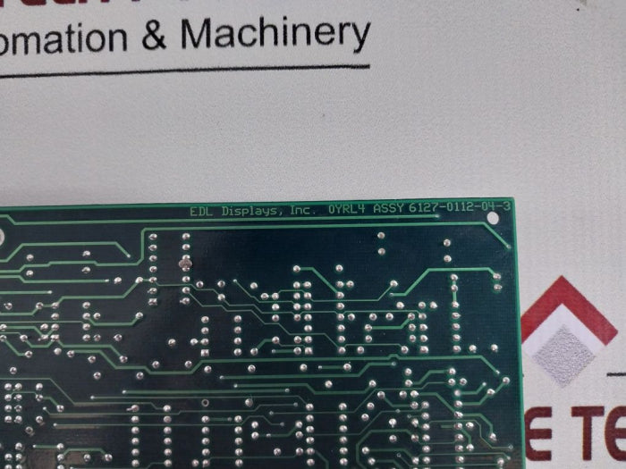 Edl Displays 6127-0112-03-3 Micro Board Module Rev.A 0Yrl4 Sec-6-0 6I0001I205A