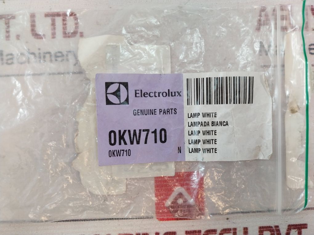 Electrolux 0Kw710 Complete Shaft Seal White Lamp Kit 60°C