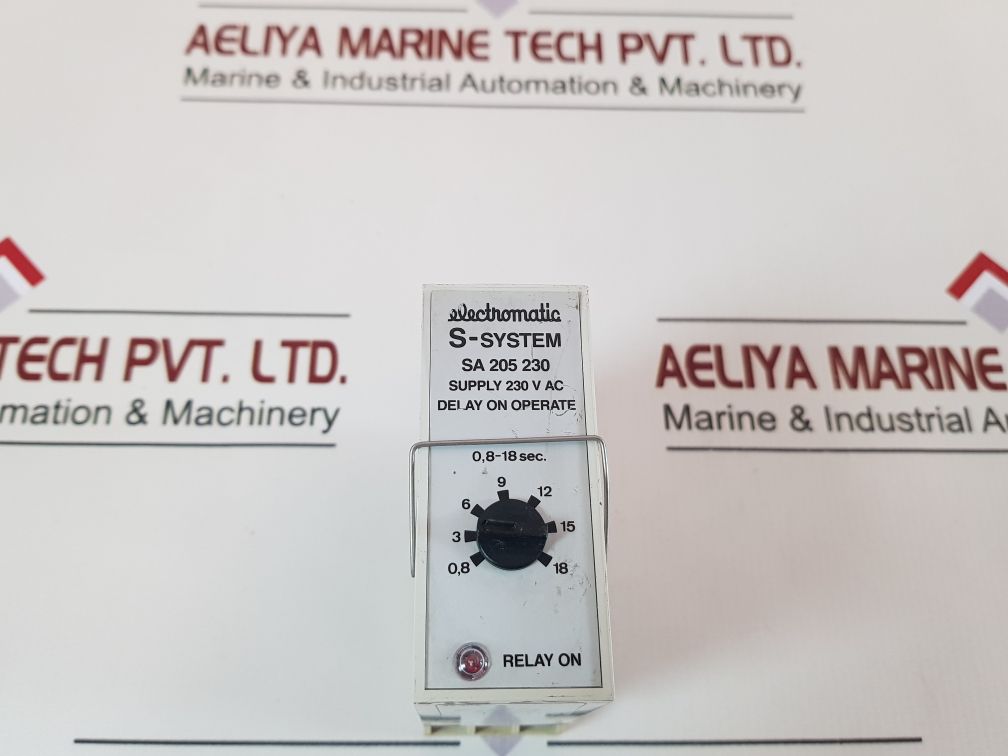 Electromatic Sa 205 230 Time Delay Relay With Base 230 V Ac