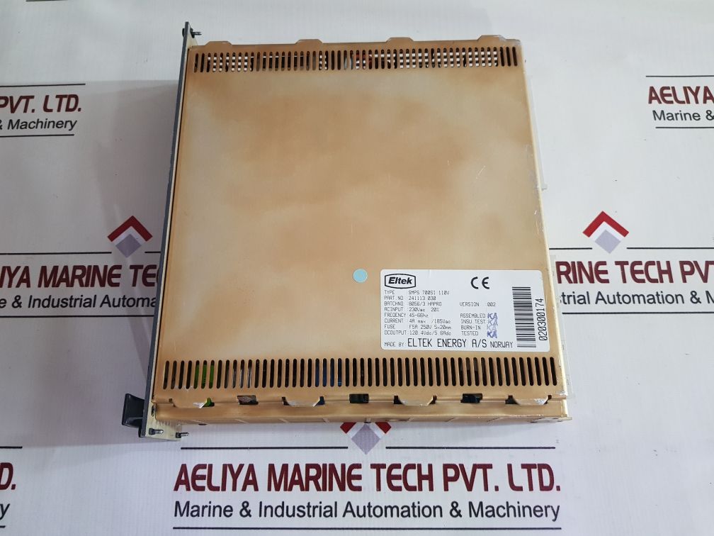 Eltek Smps 700 Power Supply 241113.030 Smps 700Si 110V