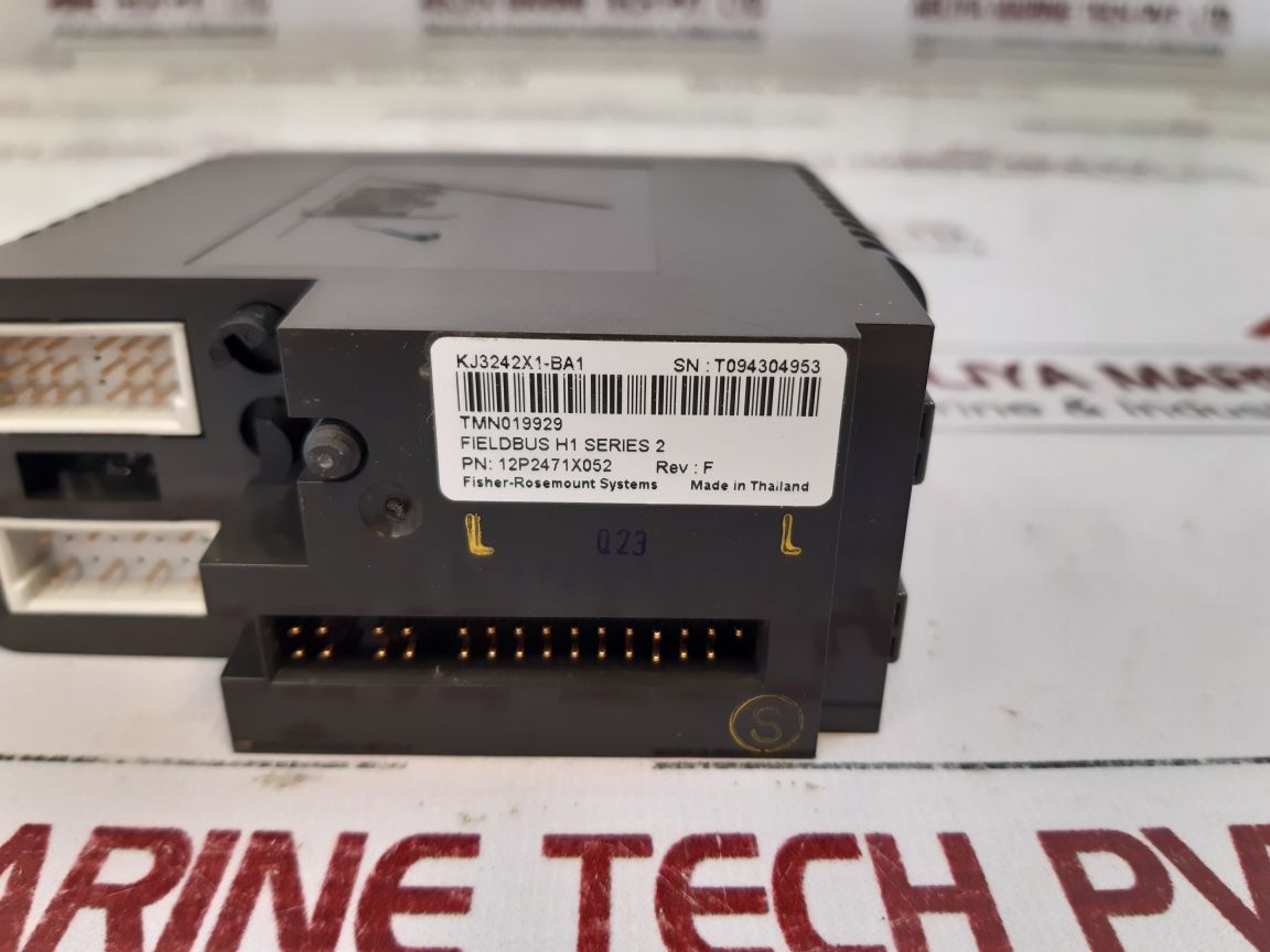 Emerson Kj3242X1-ba1 Fieldbus H1, Series 2 12P2471X052 Rev: F 12Vdc, 300Ma
