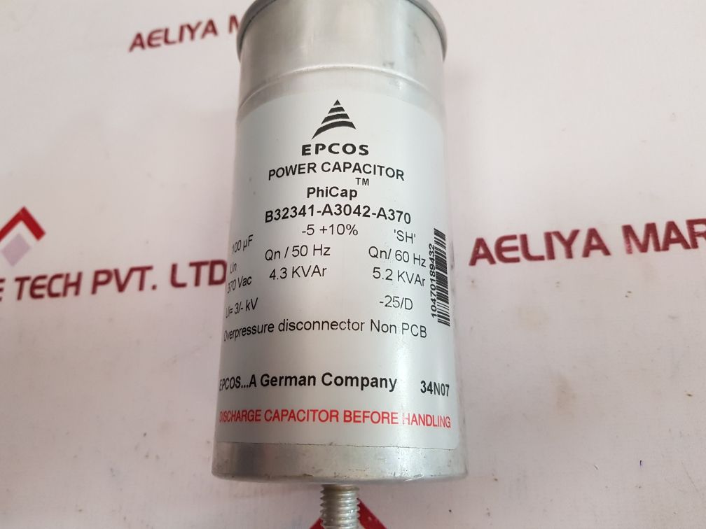 Epcos B32341-a5092-b550 Power Capacitor 34N07