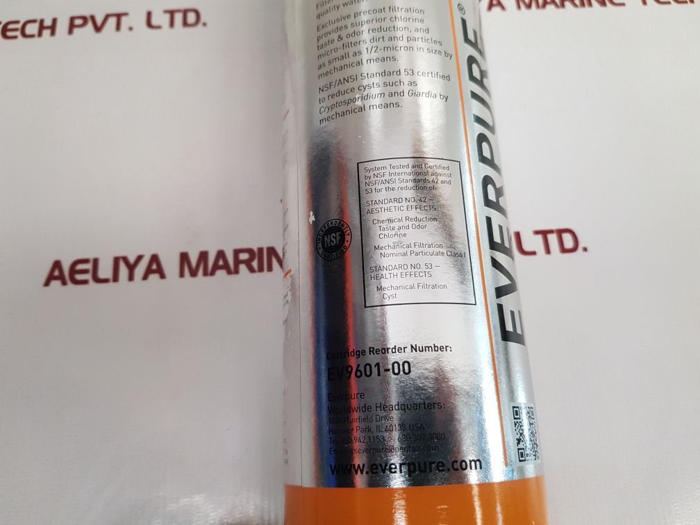 Everpure Ev9601-00 4C Water Filter Cartridge Ev960100 3000 Gallons Capacity
