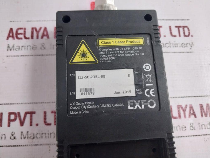 Exfo Els-50-23Bl-rb Fiberbasix 50 Handheld Tester Ver.D