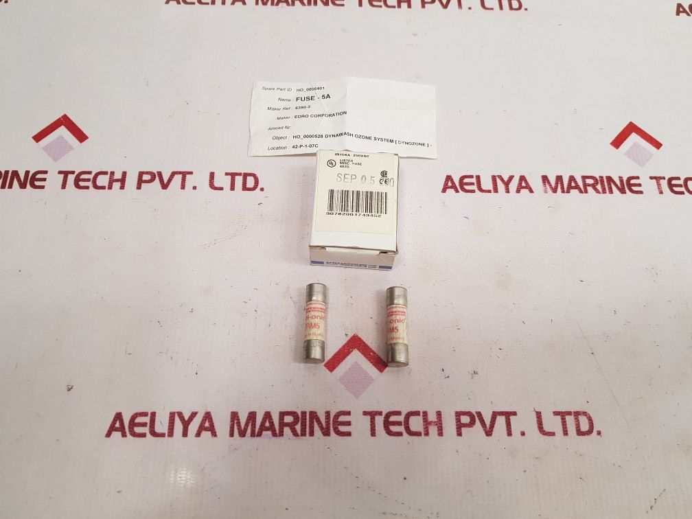 Set of 10x Ferraz shawmut fuse-5a tri-onic fuses time delay
