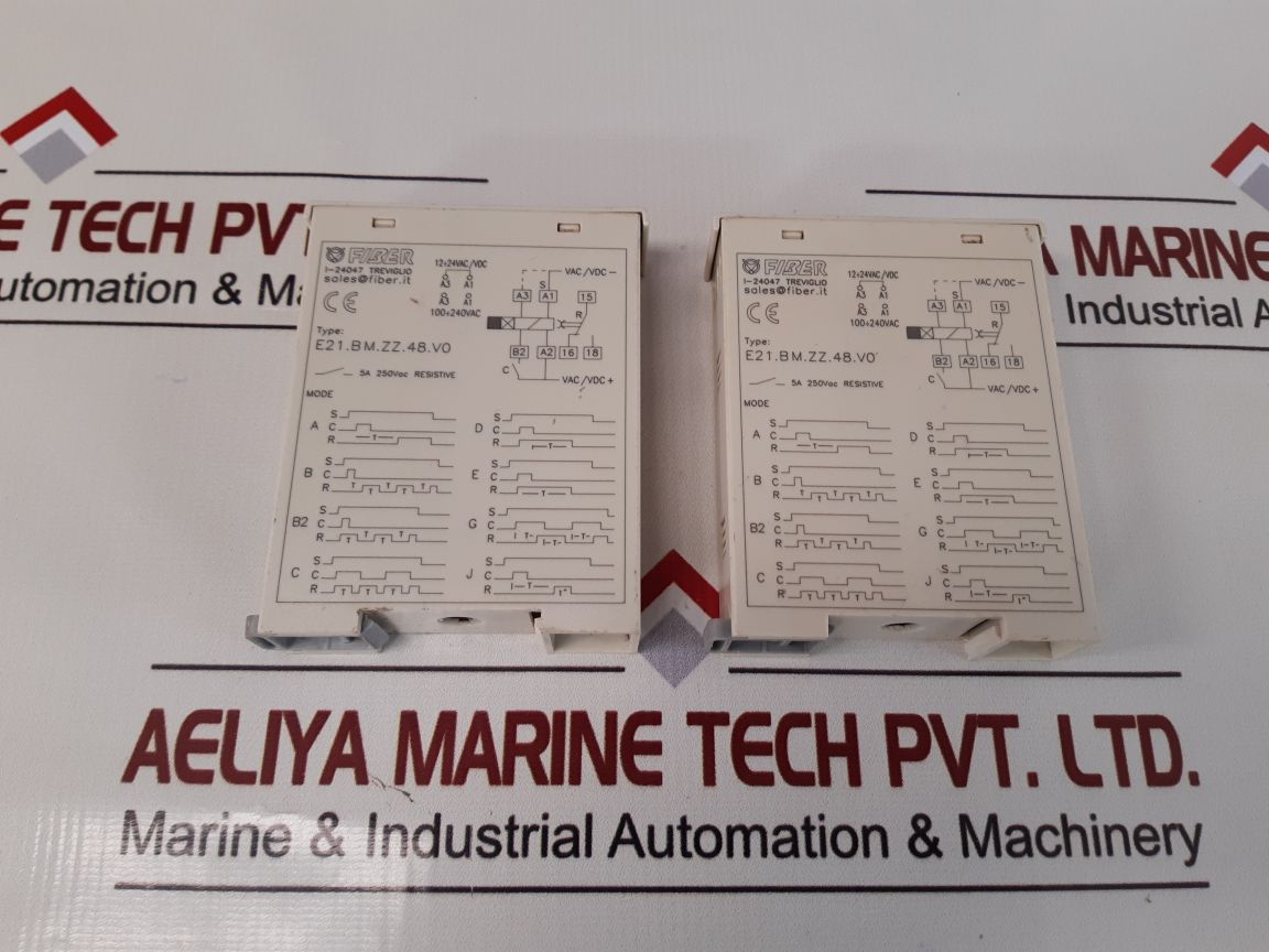 Fiber E21.Bm.Zz.48.V0 Time Delay Relay E21F48 5A 250Vac