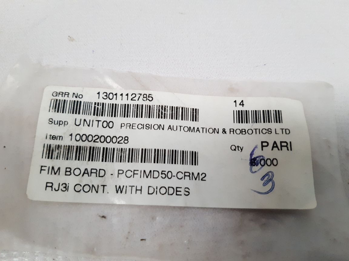 FIM BOARD-PCFIMD50-CRM2 RJ3I Relay Module 94V