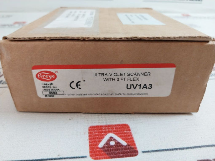 Fireye Uv-1a-u Flame Detector Uv Scanner 3 Ft Flex 0504s