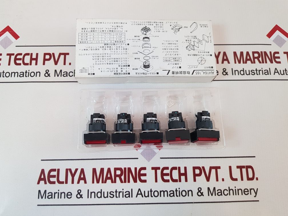 Lot of 4X Fuji electric ah16p-tgf pushbutton switch