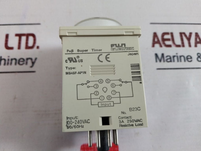 Fuji Electric Ms4Sf-ap1N Super Timer 0.6Min To 12Min