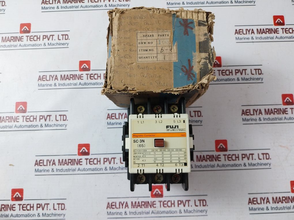 Fuji Electric Sc-3N Magnetic Contactor 100A