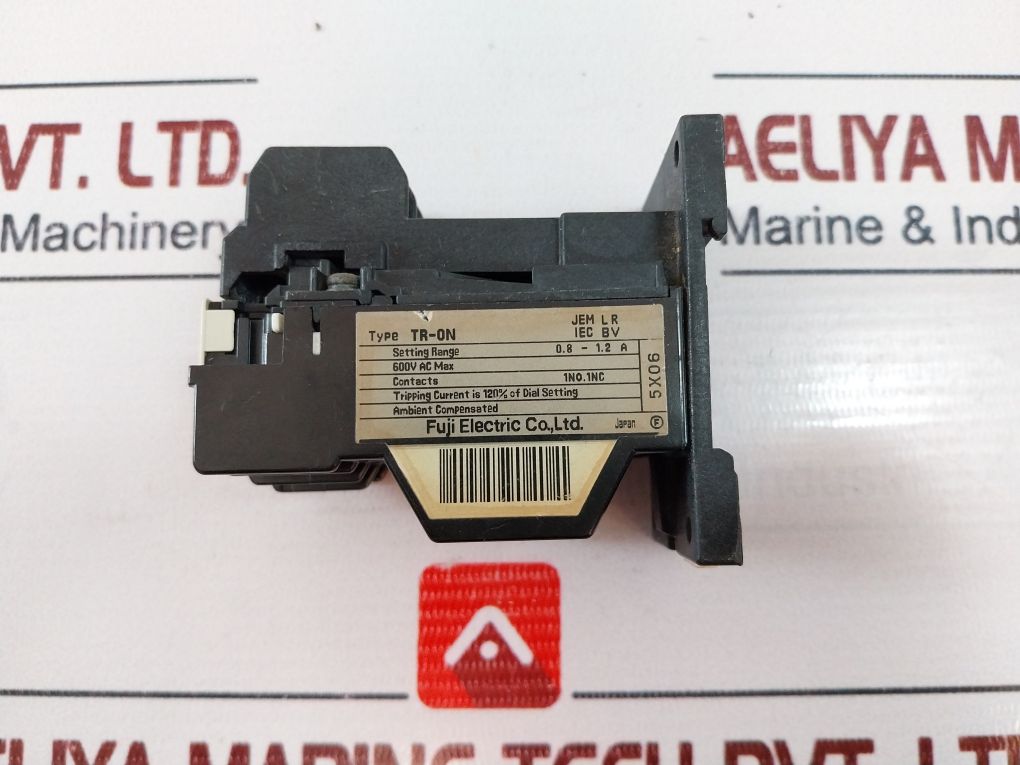 Fuji Electric Tr-0N Thermal Ovrerload Relay 08-1.2 A