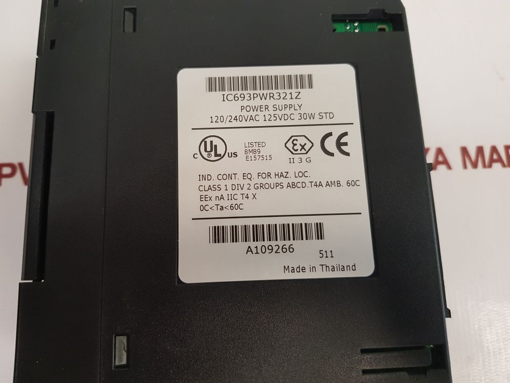Ge Fanuc Ic693Pwr321Z Power Supply Module Series 90-30