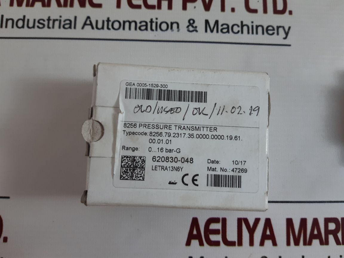 Gea 8255.79.2317 Pressure Transmitter 0005-1529-300