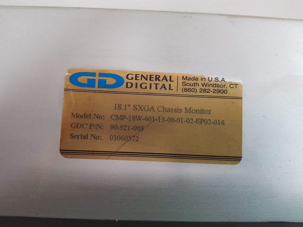 General digital 90-921-003 lcd monitor