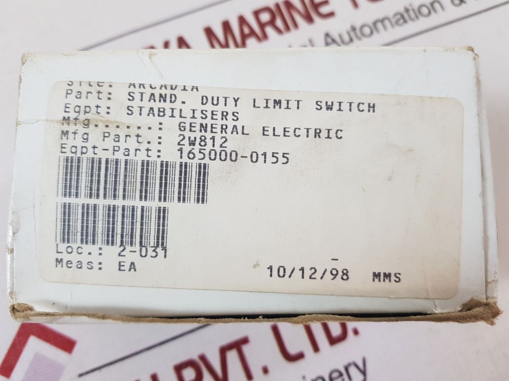 General Electric Cr115Lb1 Limit Switch Body