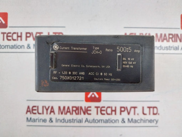 General Electric Jch-0 Current Transformer 50-60 Hz
