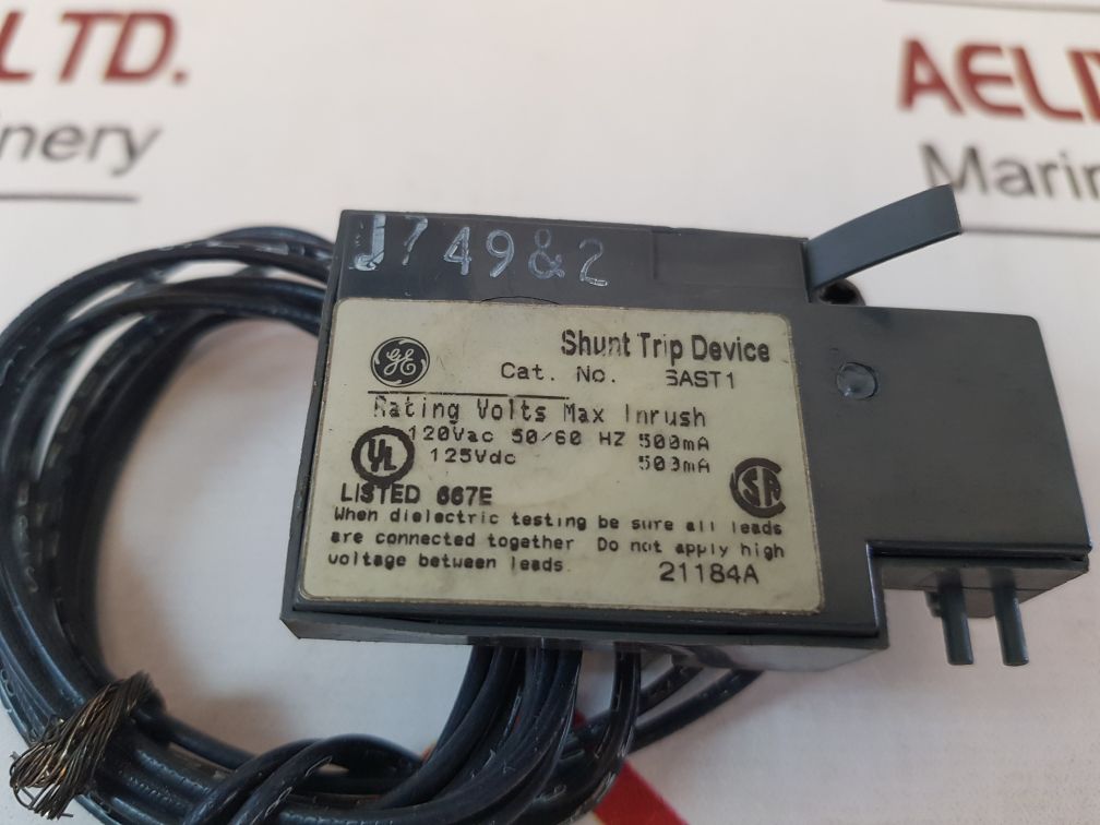 General Electric Sast1 Shunt Trip Device 125Vdc 500Ma