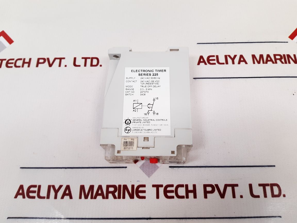 General Industrial Controls 22Tdt0 Electronic Timer