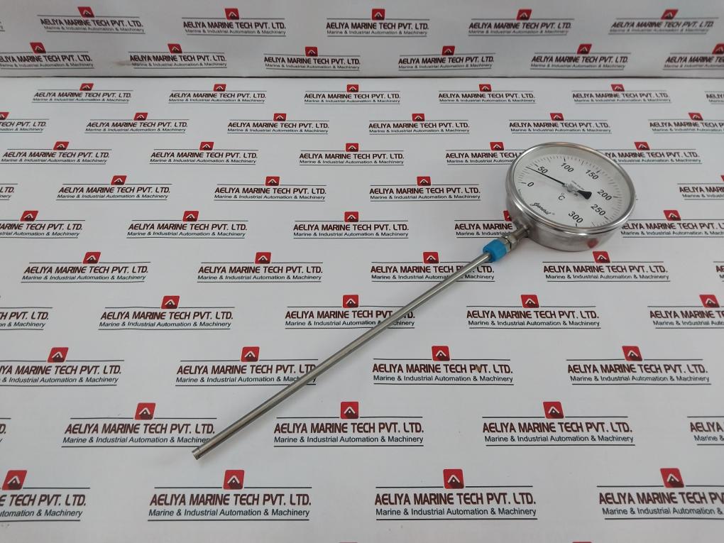 General Instruments Bdv-t Temperature Gauge 0804011579 0-100 Deg .C