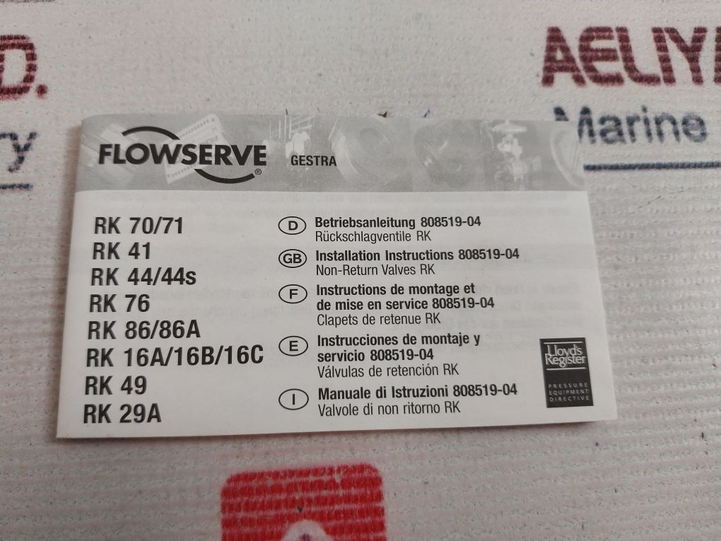 Gestra Rk 86 Check Valve Pn 6-40