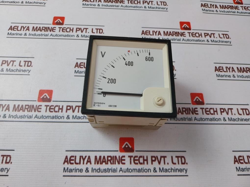 Gossen 0-600V Voltmeter 450/220V