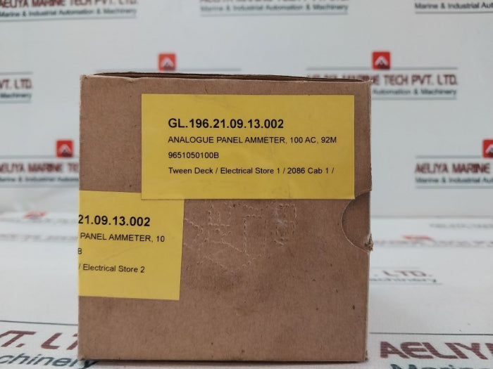 Gossen 9651050100B Analogue Panel Ammeter 0-50/100A 92Mm Cat Iii600V Rs 392-9128