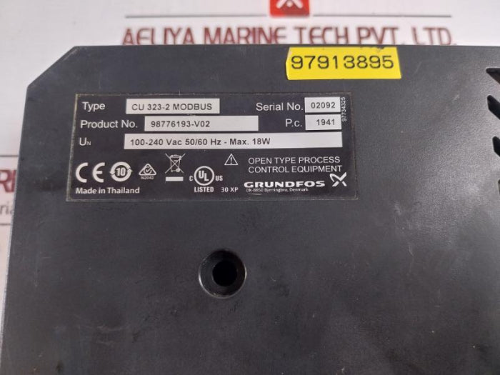 Grundfos Cu 323 98776193-v02 System Run Alarm 100-240Vac 50/60Hz Max 18W