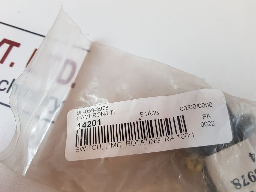 Honeywell Ba-2Rb-p4 Micro Limit Switch 250 Or 480 Vac 9L-059-3978