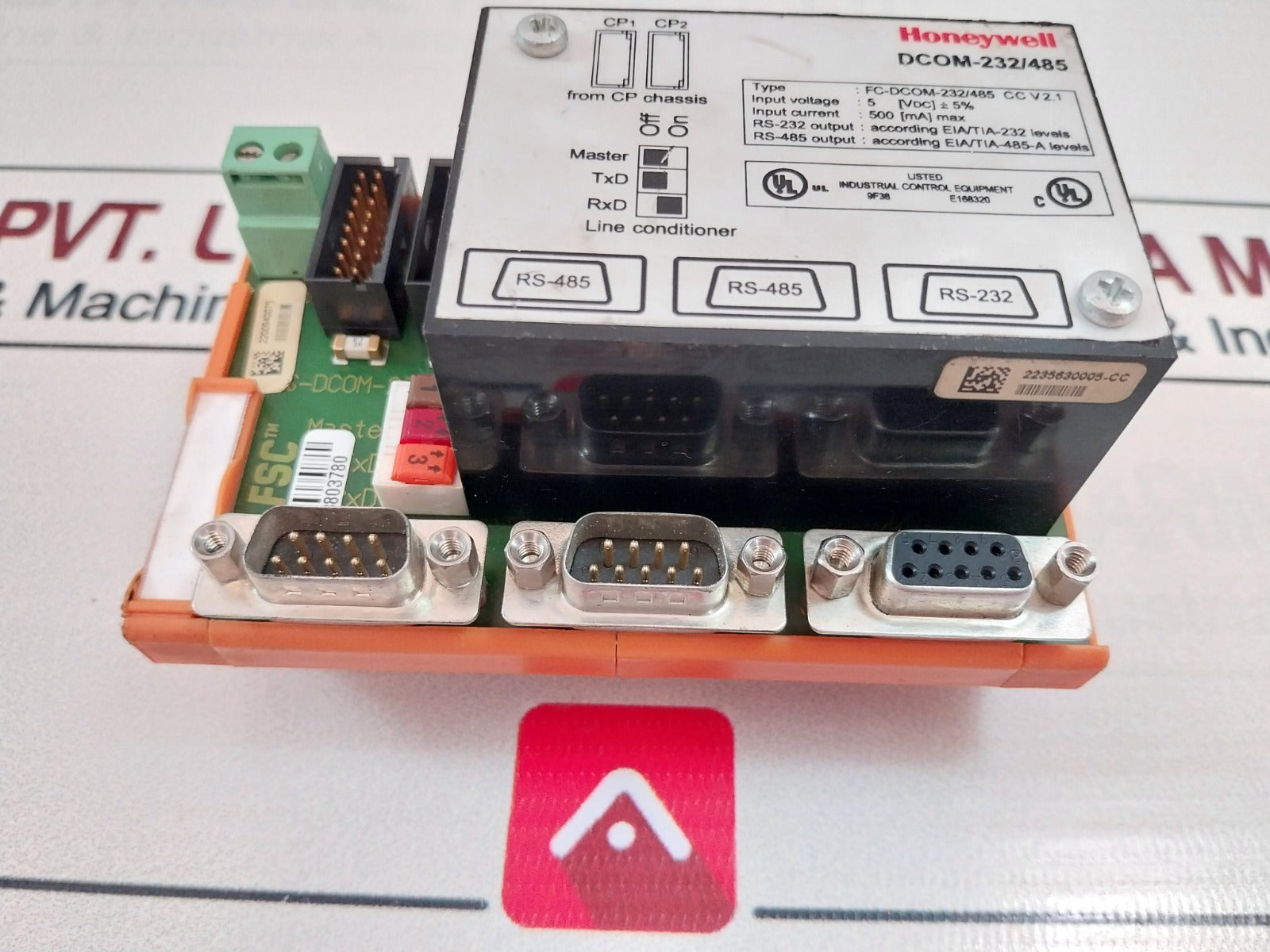 Honeywell Fc-dcom-232/485 Interface Module Fs-dcom-232/485