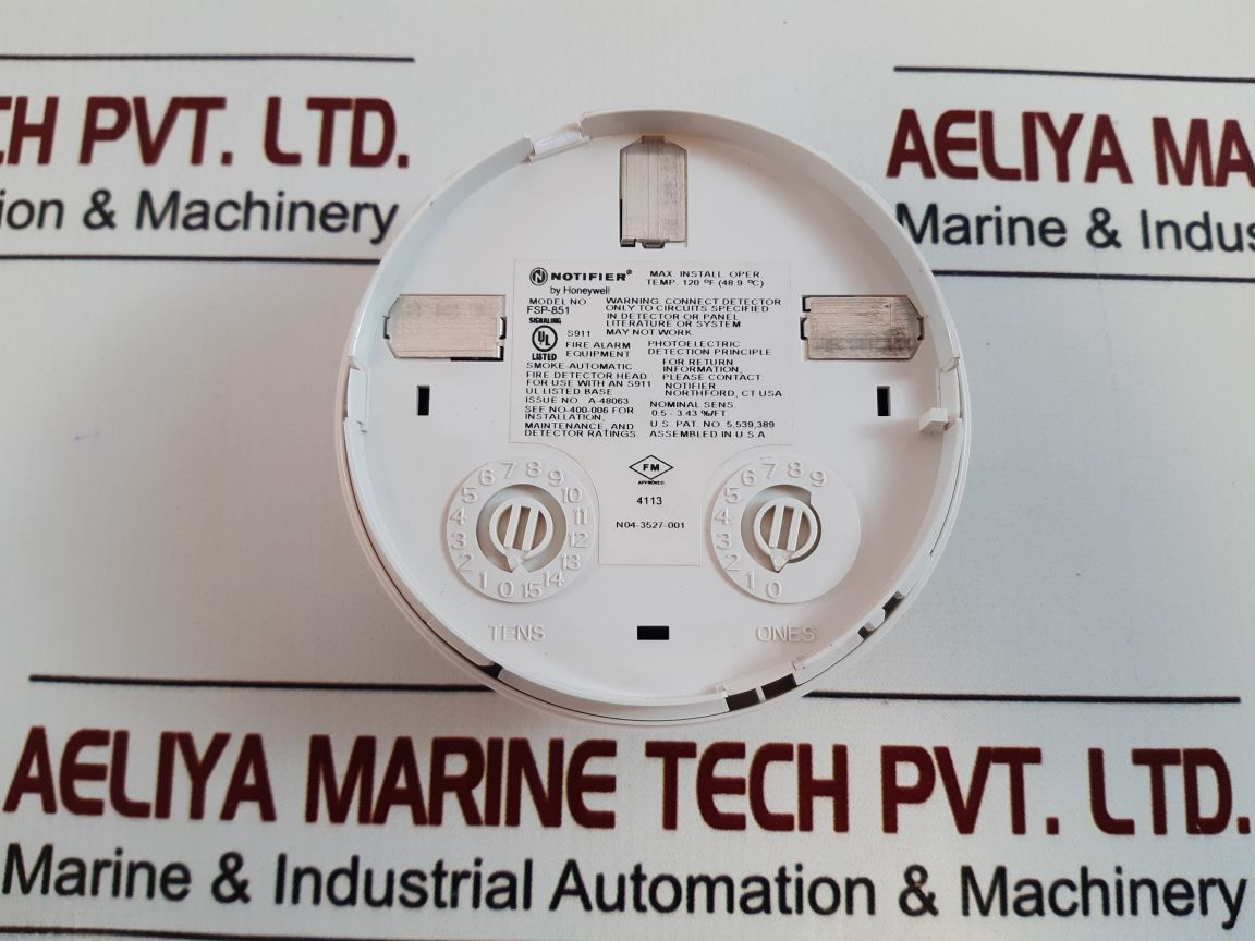 Honeywell Notifier Intelligent Photoelectric Smoke Sensor Fsp-851 C58-237-00