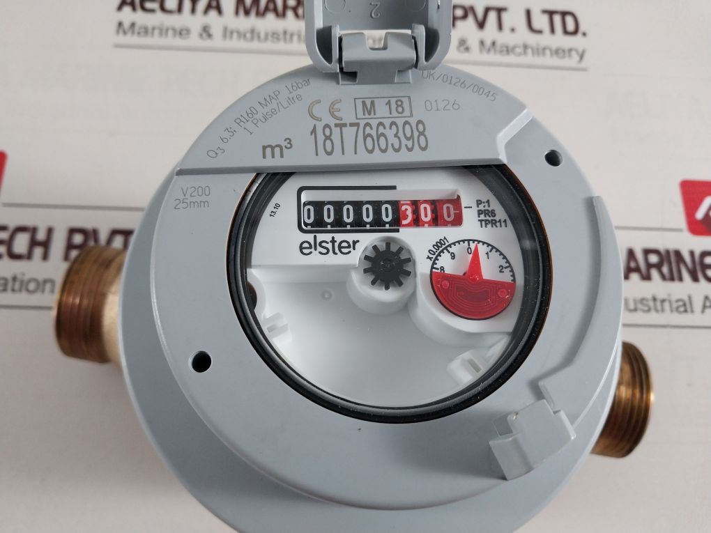 Honeywell V200 Volumetric In-line Cold Water Meter Set R160 Map 16Bar