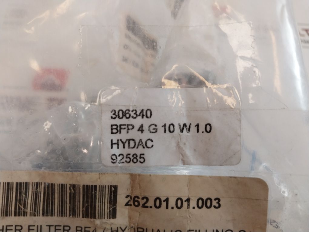 Hydac Bfp 4 G 10 W 1.0 Tank Breather Filter Bf4 306340