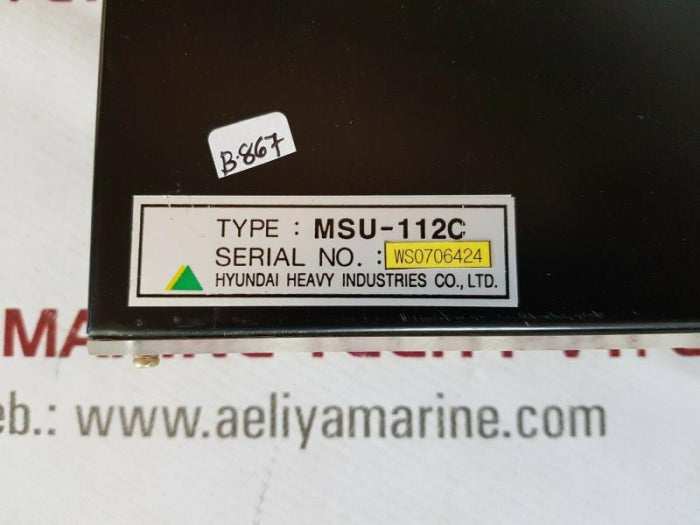 Hyundai Heem-2 Msu-112C Motor Auto Control Unit Used