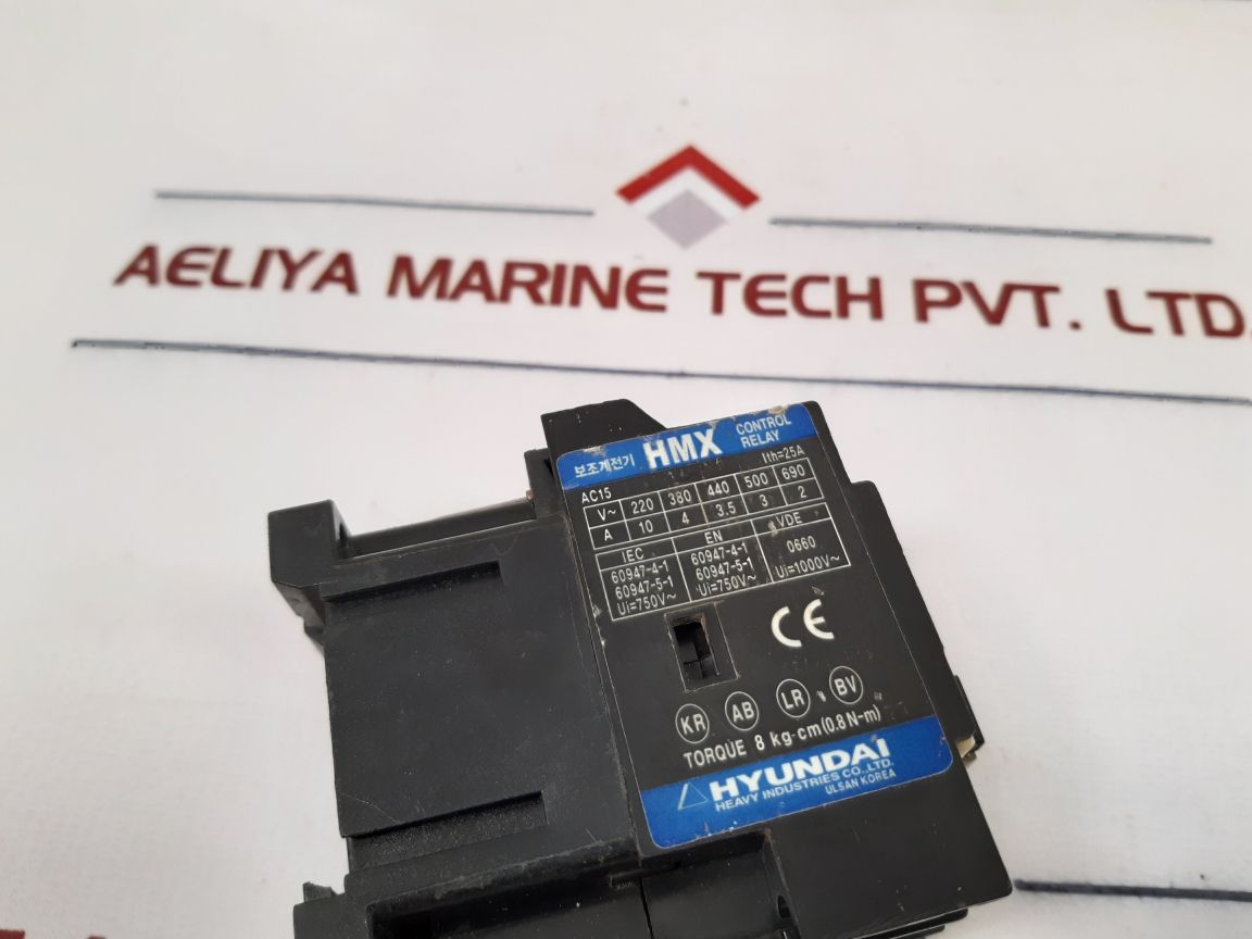 Hyundai Hmx 31 Control Relay 25A 200...200V 60Hz