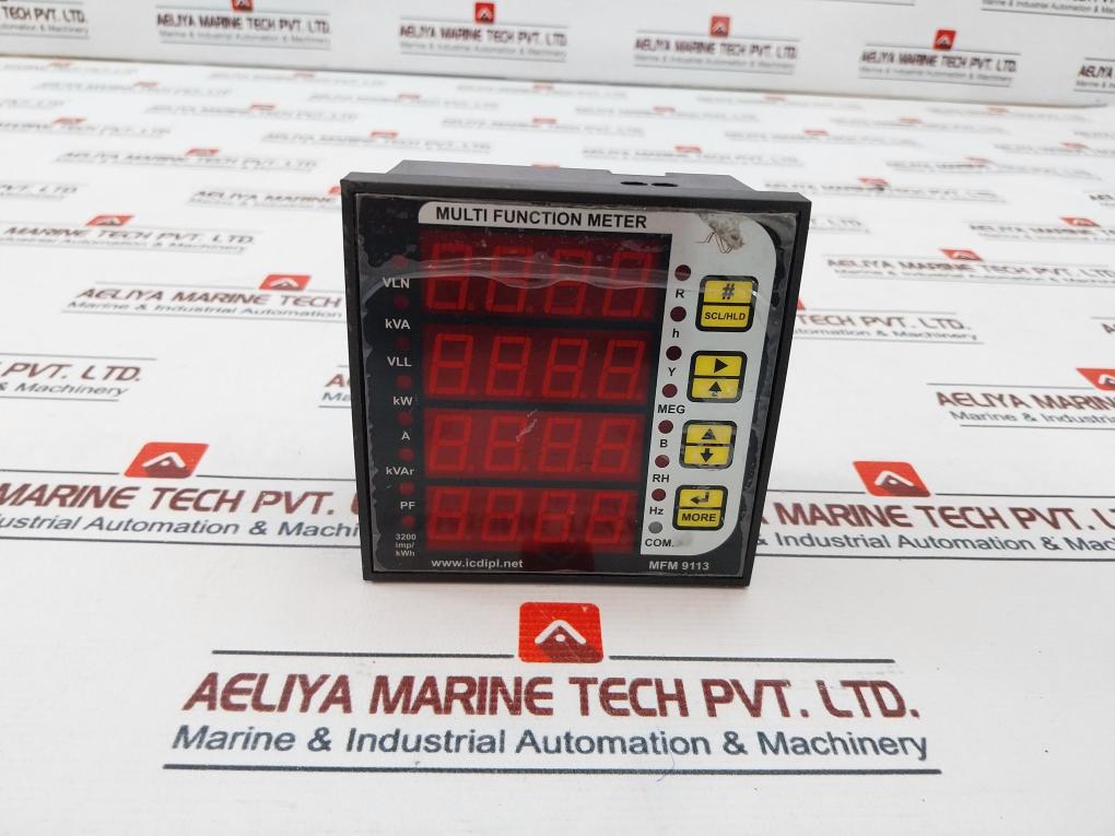 Icd Mfm 9113 Multi Function Meter 90-270Vac/Dc 40Hz-60Hz
